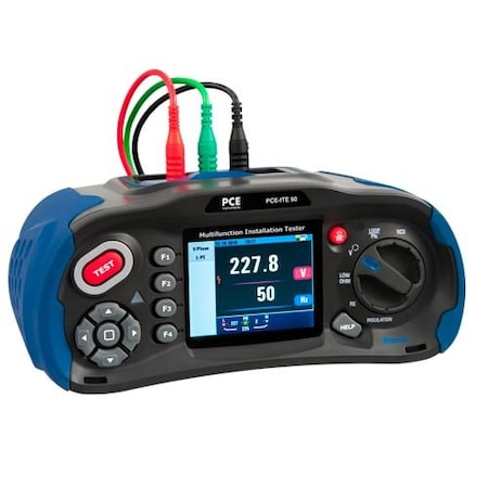 Pce Instruments Electrical Earth Tester, Up to 1000V Terminal Voltage PCE-ITE 50